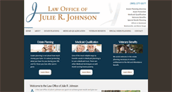 Desktop Screenshot of juliejohnsonlaw.net